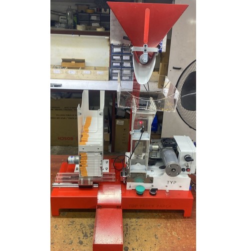 POWER-MATİC 24 VOLT HELEZONLU VE HAZNELİ TÜTÜN SARMA MAKİNESİ