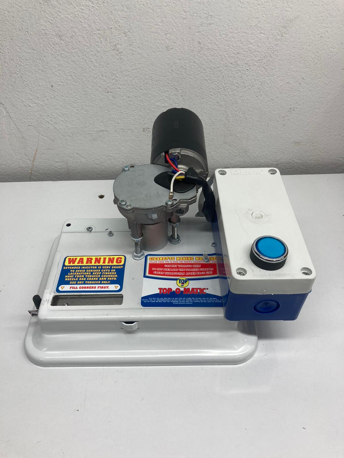TOP-O-MATİK ELEKTİRİKLİ HAZNESİZ SİLİM SİGARA SARMA MAKİNESİ